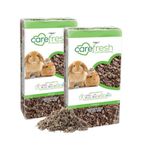 Giftoluxe Multi-pack | Carefresh Dust-Free Absorbent Natural Paper Hamster, Guinea Pig and Small Pet Bedding with Odor Control, 14 L x 2 (2 Pack)