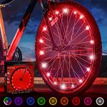 Activ Life Bicycle Tire Lights (1 Wheel, Red) Top Summer 2022 Ideas for Dad Deals Toys & Unique Sale of The Day Best Ideas for Him or Her Hot Summer 2022 Men Women Kids & Fun Teens Clearance