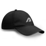 Boldfit Polyester Blend Head Caps For Men Unisex Mens Caps With Adjustable Strap In Summer For Men Caps Men For All Sports Cap For Men Women Cap Sports Caps For Men With Airholes - Black