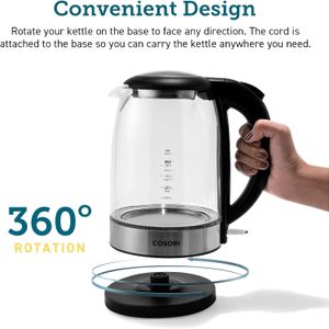 COSORI Electric Kettle 3000W – Fast Boil Stainless Steel