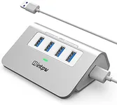 USB 3.0 Hub,Aluminum 4 Port USB Dat