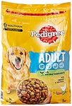 Pedigree Dog Complete Dry with Chicken and Vegetables 3kg, transparent