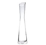 25cm Height Glass Flower Vase Clear