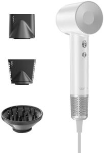 Laifen Swift Special Secador de Pelo 200 M Iones Motor sin Escobillas de 110 000 RPM Secado Rápido Control Inteligente de Temperatura 3 Boquillas Magnéticas Bajo Ruido Hogar Rizado Alisado (Blanco)