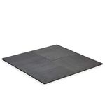 York Fitness Equipment and Exercise Mat - Non-slip Rubber Gymnastic mats,Exercise Camping Mats – For Yoga, Treadmills, Benches, Cycles, Rowers and Cross Trainers – Large – 182cm/76cm