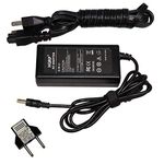 HQRP AC Adapter for HP ScanJet L1942AR L1943A L1950AR L1952A L1952AR 3000 Pro3000 5530 78600 G4010 Scanner, Power Supply Cord + Euro Plug Adapter