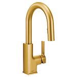 Moen S62308BG STO Collection Bar Faucet, Brushed Gold