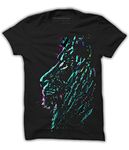 Quote Marshals The Lion King Black Cotton T-Shirt for Men's S