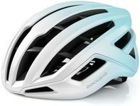 Odoland Adult Bike Helmets, Bike Helmets,Gradient Glacier Blue White