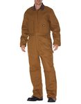 Dickies Men's Premium Insulated Duck Coverall, Brown Duck, X-Large