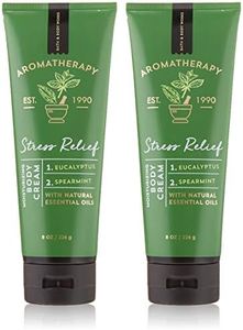 Bath & Body Works Aromatherapy Stress Relief Eucalyptus Spearmint Body Cream 8.0 oz, 226g (2 Pack)