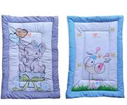 SmallBerry™ Newborn Baby Godadi Bedding Set with Mattress | Multi-Color & Design for Infants | Pack of 2 | Cozy Nursery Essentials for Your Precious Bundle of Joy (Eleph&Giraffe)