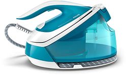 Philips PerfectCare Compact Plus Steam Generator Iron, Up to 430g Steam Boost, 1.5L Detachable Water Tank, Carry Lock, Guaranteed no Burns, GC7920/26 White