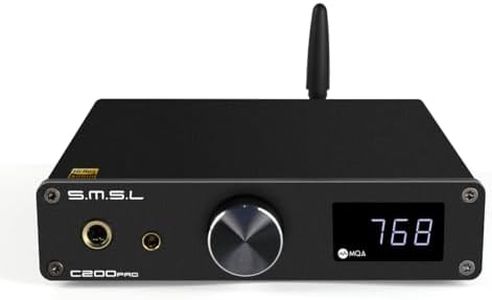 SMSL C200 PRO LDAC Headphone Amplifier, ES9039Q2M XU-316 HiFi DAC Amp, USB/Optical/Coaxial/Bluetooth to RCA/TRS/4.4mm/6.35mm Headphone Amp Digital Audio Converter for PS5/Switch/PC