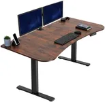 VIVO Electric 63 x 32 in Rustic Sta