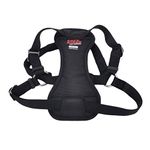 Coastal - Easy Rider - Adjustable Dog Car Harness, Black, SML (16"-24")