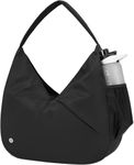 Bayne Duffle Bags for Travel for Women - Multifunctional Gym Bag with Shoe Compartment, Waterproof Day Pack and Adjustable Shoulder Strap, Ideal Gym Bag for Women and Travel Shoulder Bag (Black)