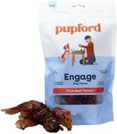 Pupford Beef Tendon Chews for Dogs | Cleans Teeth, Teaches Proper Chewing & Contains Glucosamine to Help Joints | Extra Thick, Long-Lasting, Natural Ingredients, Low Calorie (Thick, 5 Count)