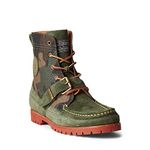 Polo Ralph Lauren Mens Ranger Boot, Classic Drab/Camo, 9.5