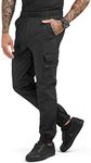 ChefUniforms.com Men's Performance Stretch Jogger Chef Pant (Black, XL)