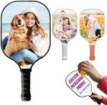 Custom Pickleball Paddles with Photo Text Logo, Personalized Pickleball Paddles with Comfort Grip, Personalized Gifts for Beginners