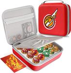 douper Toy Organizer Storage Case Compatible with Bakugan Evolutions, Geogan Rising, Armored Alliance, BakuCores and Action Figures, Carrying Box Fits for 20 Pieces (Bag Only)