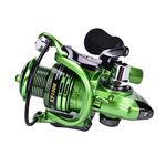 14-axle All-metal Rocker Fishing Wheel, Smooth Anti-corrosion Casting Spinning Reel for Saltwater And Freshwater Fishing (#1000)