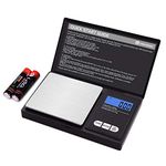 UNIWEIGH Gram Scale,200 gx0.01 g(7.05 oz x 0.001 oz) Digital Pocket Scale,Electronic Smart Weigh Scale,Portable Small Jewelry Scale Grams and Ounces,Mini Small Scale with LCD Display,Tare