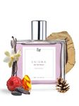 EM5 Enigma Unisex Perfume | Woody Amber Warm Spicy | EDP Spray for Men & Women | Strong & Long Lasting Fragrance | Luxury Gift for Him/Her
