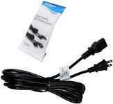 HQRP 10ft AC Power Cord Compatible with Marantz SR4001 SR4002 SR4003 SR4021 SR4600 SR5001 AV Surround Receiver Mains Cable, UL Listed