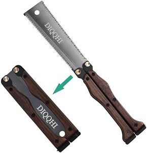 DIQQHI 5.9-Inch Portable Folding Hand Saw: Japanese Woodworking Tool, SK85 Blade, Double Edge Pull Saw, Wet/Dry Wood Cuts, Camping & Outdoor Survival, Ideal Gift