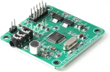 JESSINIE VS1053 MP3 Audio Player Module Audio Decoder MP3 Player Board Recording Onboard Microphone SPI Interface Output Port Audio Sound Board 1.8V 3.3V AMS-1117 Chip 800mA 12.228Mhz