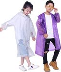 HLKZONE Rain Ponchos for Kids, [2 P