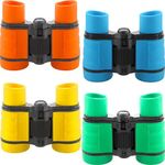 Cagemoga 4 Pack Kids Binoculars 4x3