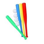 jojofuny Outdoor Toys for Kids Boys Sports Toys Outdoor Playsets for Toddlers Sports Plastic Baseball Bat Plastic Baseballs for Kids Baseball Toy Set Plastic Baseball Bat Kit Tee 1 Set Set