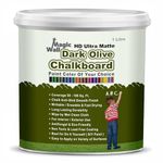 MagicWall Chalkboard Paint |1 liter - Matt finish | Water Base (Dark Olive)