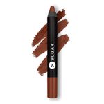 SUGAR Cosmetics Matte As Hell Crayon Lipstick for Indian Skin | Long Lasting Matte Lipstick | Smudge Proof Lip Crayon with Sharpener | 12Hr Wear | 2.8gm - 16 Claire Underwood