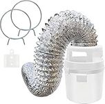 Indoor Dryer Vent Kit with Lint Tra