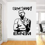 Gadgets Wrap Wall Stickers for Kids Rooms Eminem Rapper Vinyl Wall Sticker Art Decor Boys Room