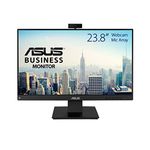 ASUS BE24EQK Business Monitor â€“ 23.8 Inch, Full HD, IPS, Frameless, Full HD Webcam, Mic Array, Flicker free, Low Blue Light, HDMI