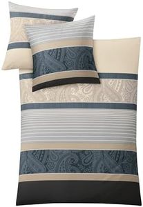 Kleine Wolke Bettwäsche Satin, Cambridge Taupe, 1-135x200 /1-80x 80