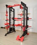 Gamma Fitness Functional Trainer with Smith Home Gym Machine FTS-101 MS Pro (Metal Stack) | All in One Gym Machine for Professional Workout