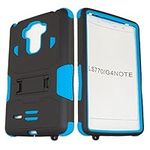 LG G Stylo LS770 (Sprint, MetroPCS, Boost Mobile) Case, Dual layer Rugged Heavy Duty Shockproof Slim Armor Case with Kickstand FOR LG G Stylo LS770 (Sprint, MetroPCS, Boost Mobile)-Black Blue