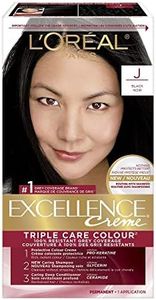 L’Oréal Paris Excellence Crème Permanent Hair Colour J Black, 1 EA