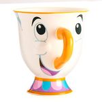 Disney Beauty and The Beast Offical Licensed Chip Tea Cup by Paladone, 9oz Ceramic Coffee Mug a Disney Princess Collectible Novelty Gift