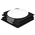 Navaris Electric Plate Warmer - 10 Plate Blanket Heater Pockets for Warming Dinner Plates to 74 Degrees in 10 Minutes - Black Compact Folding Design