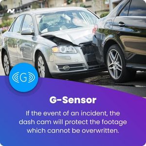 Nextbase 222x Dash Cam Front and Rear – 1080p Full HD Recording