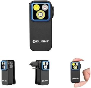 OLIGHT Oclip Pro EDC Flashlight Clip-on Light, Rechargeable 500 Lumens with Three Lighting Solutions Type-C Charging, Magnetic Flash Lights for Signaling, Cycling, Outdoor or Indoor Use(Black)