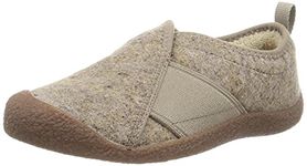 KEEN Women's Howser Wrap Casual Slipper, Taupe Felt/Plaza Taupe, Numeric_8