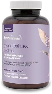 Dr. Fuhrman Mood Balance Biotect - Natural Mood Management Supplement with Saffron, 5-HTP, and Same - 120 Capsules for Optimal Mood Support